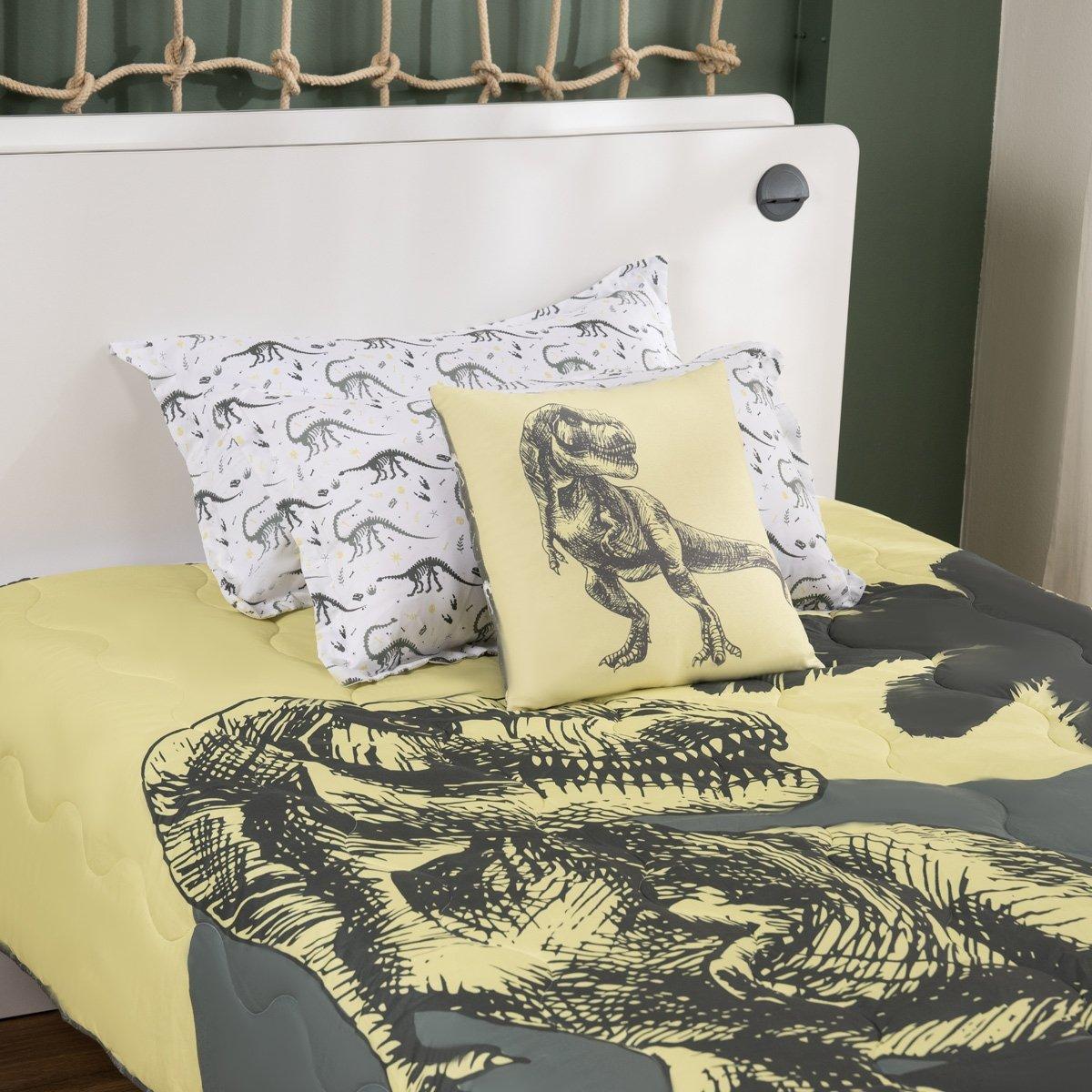 

Dino kids cushion green 40x40 cm