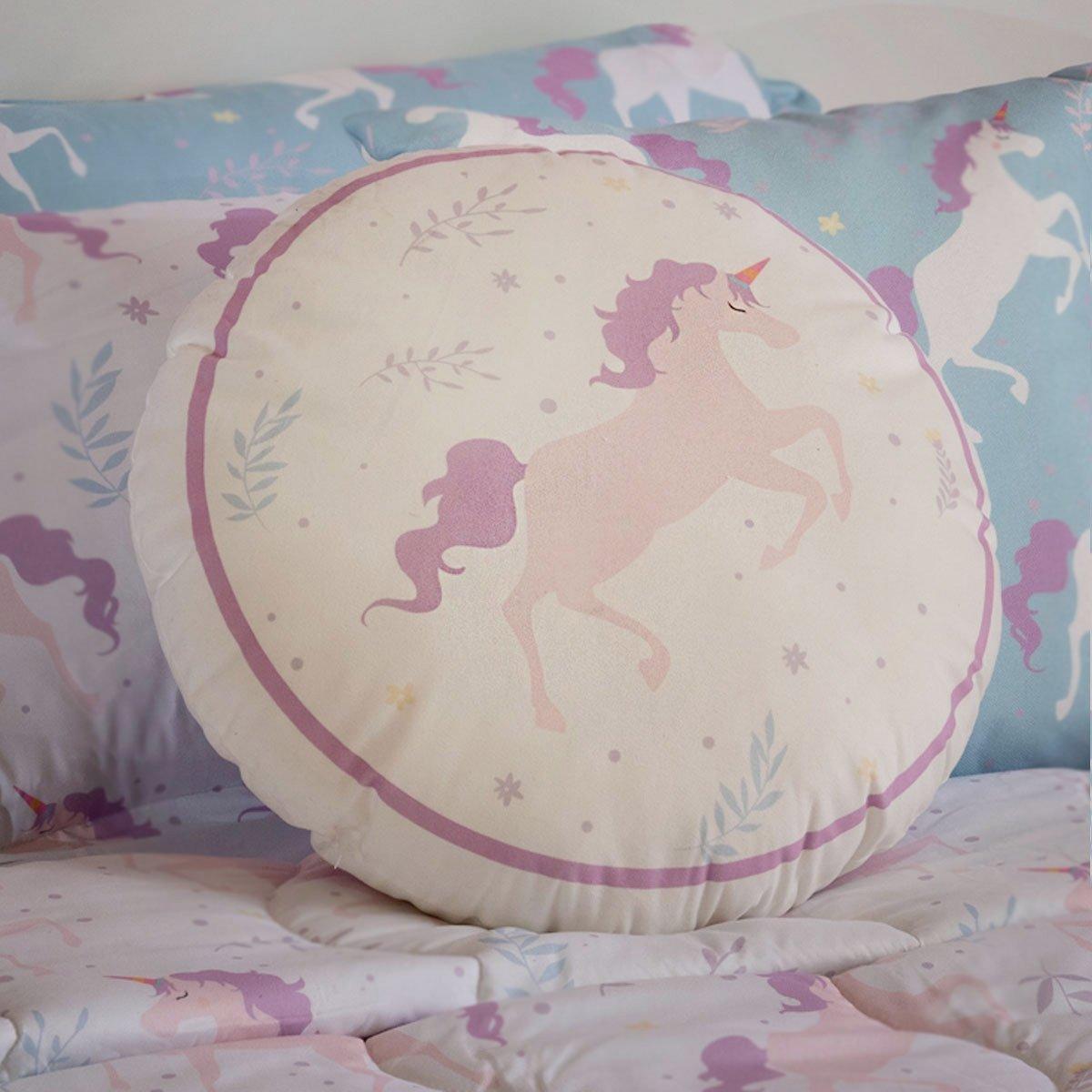 

Unicorn kids cushion purple 40x40 cm