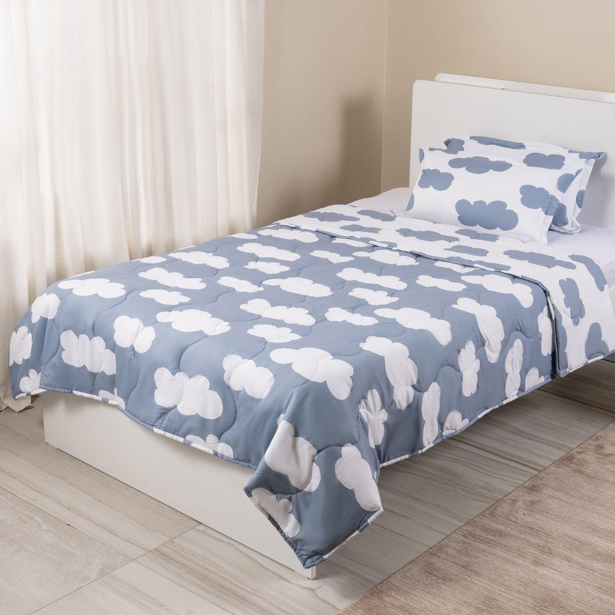 

Cloud kids comforter set blue 180x220 cm