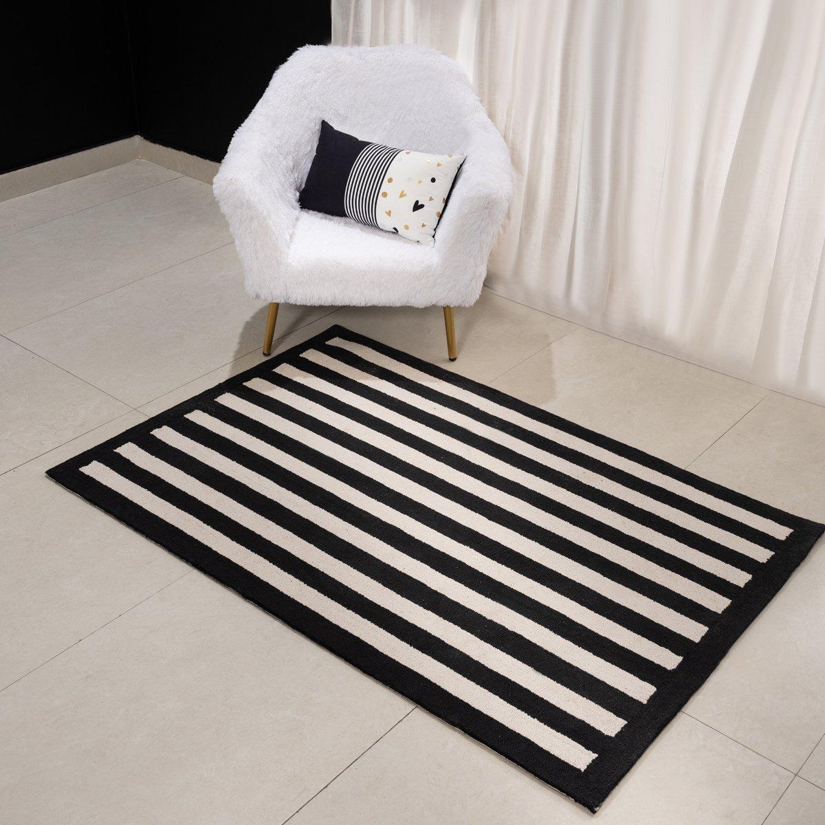 

Beauty sleep rug black & white 100x150 cm