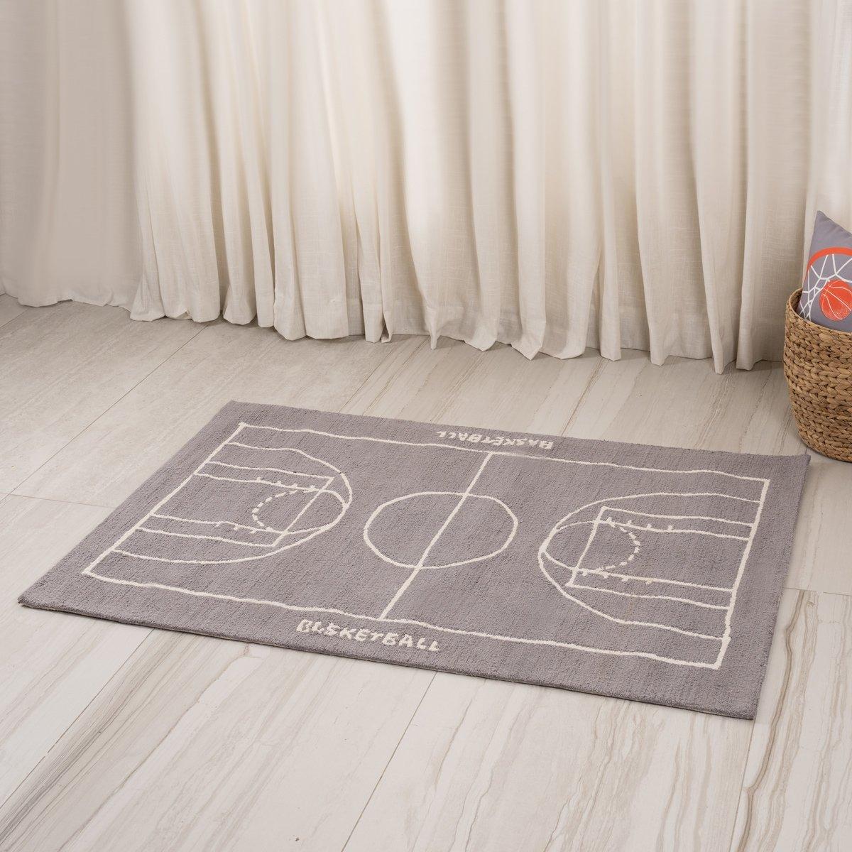 

Basketball kids rug grey 100x150 cm
