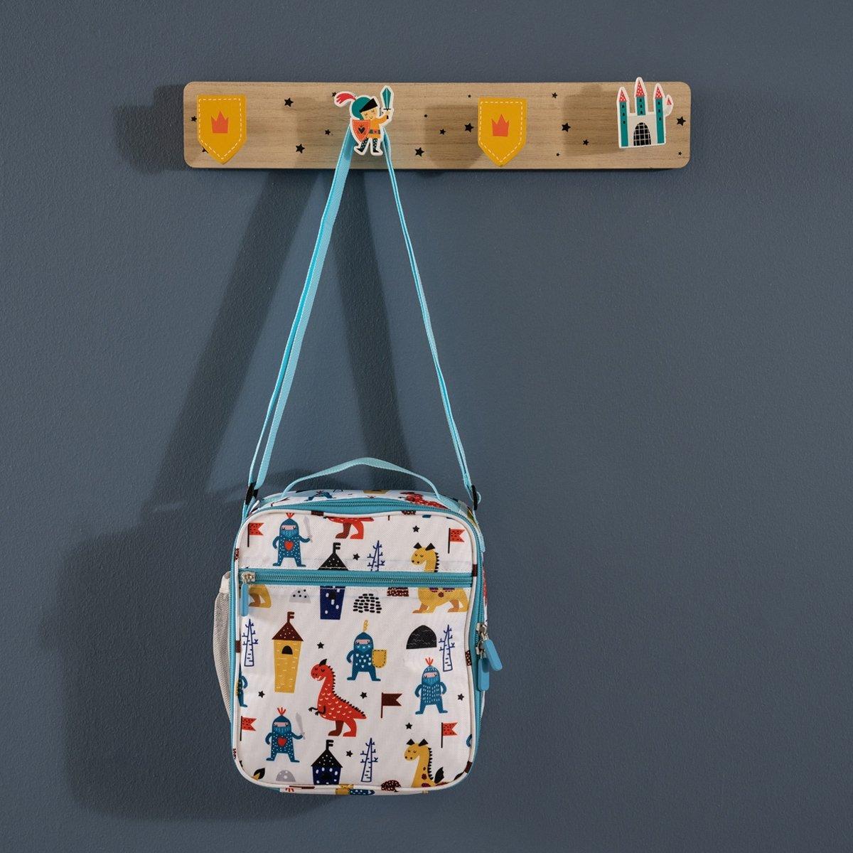

Knight kids lunch bag blue 21x8. 5x25 cm