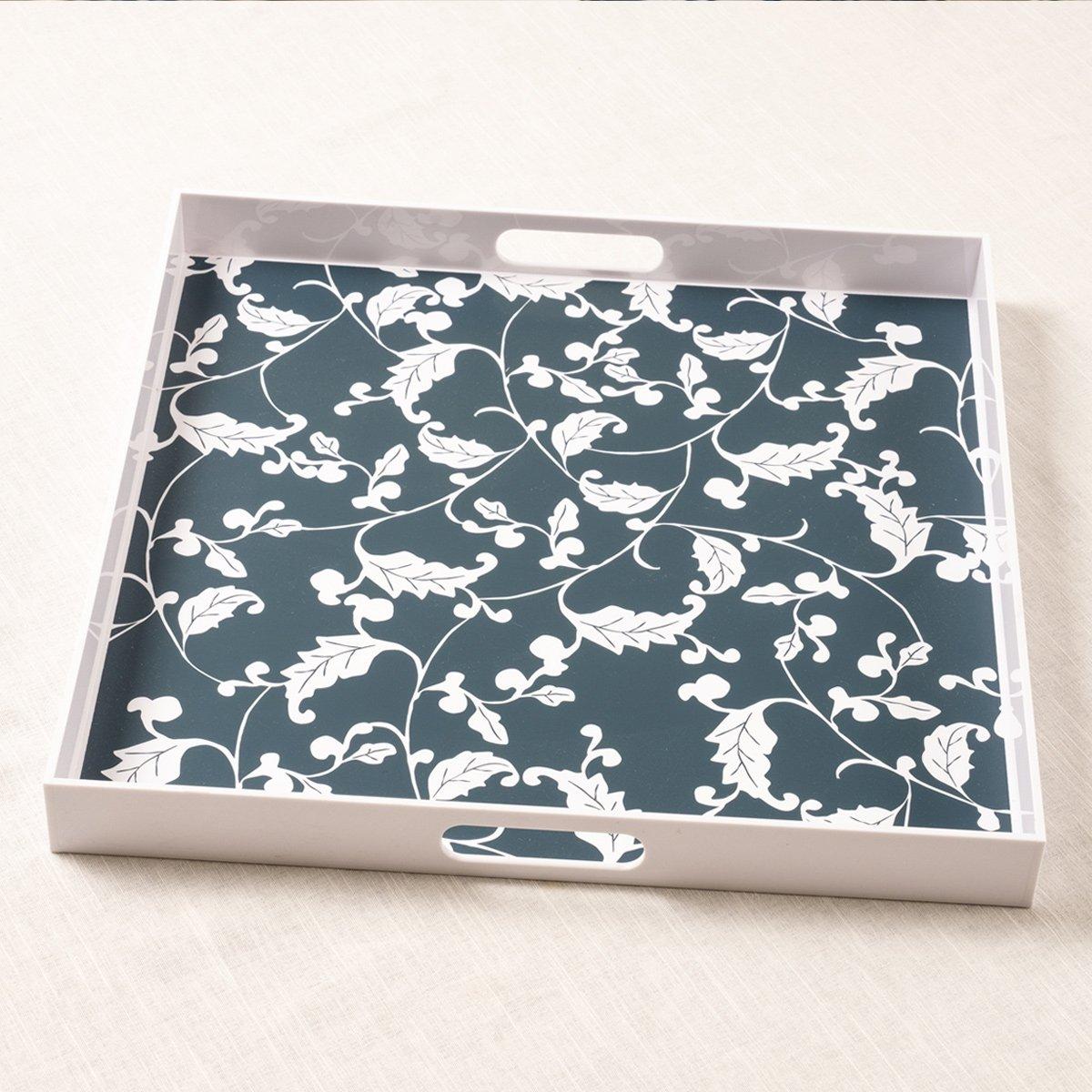 

Tuscany acrylic tray blue 39x39x4 cm