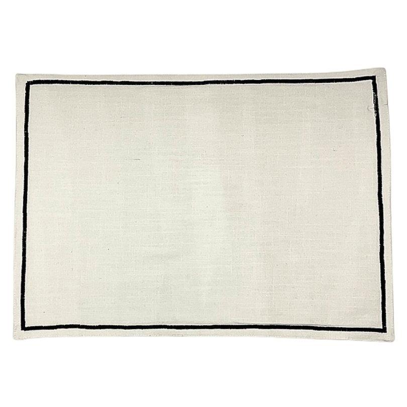 

Rule placemat black 33x48 cm