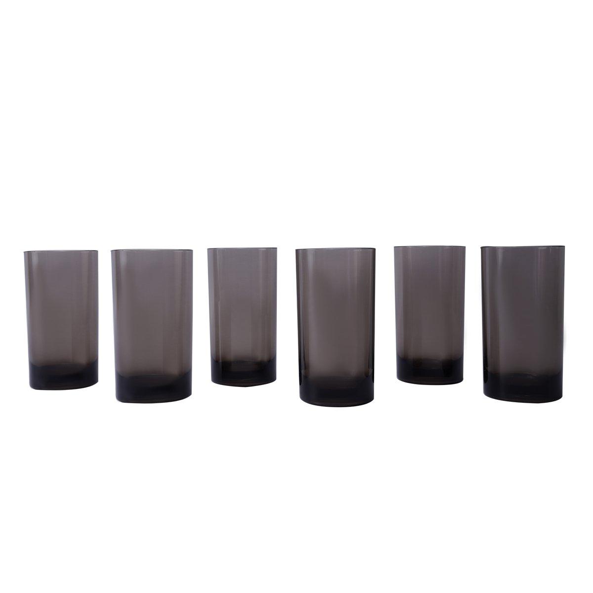 

Shade acrylic glass set of 6pcs grey 7. 8x15 cm
