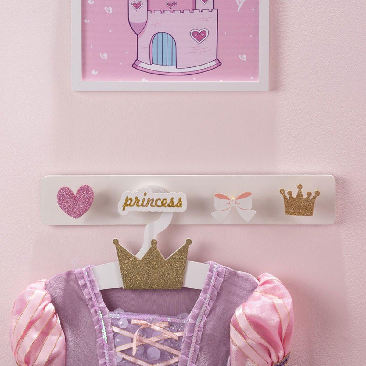 

Princess kids hooks pink 45x4. 3x7. 5 cm