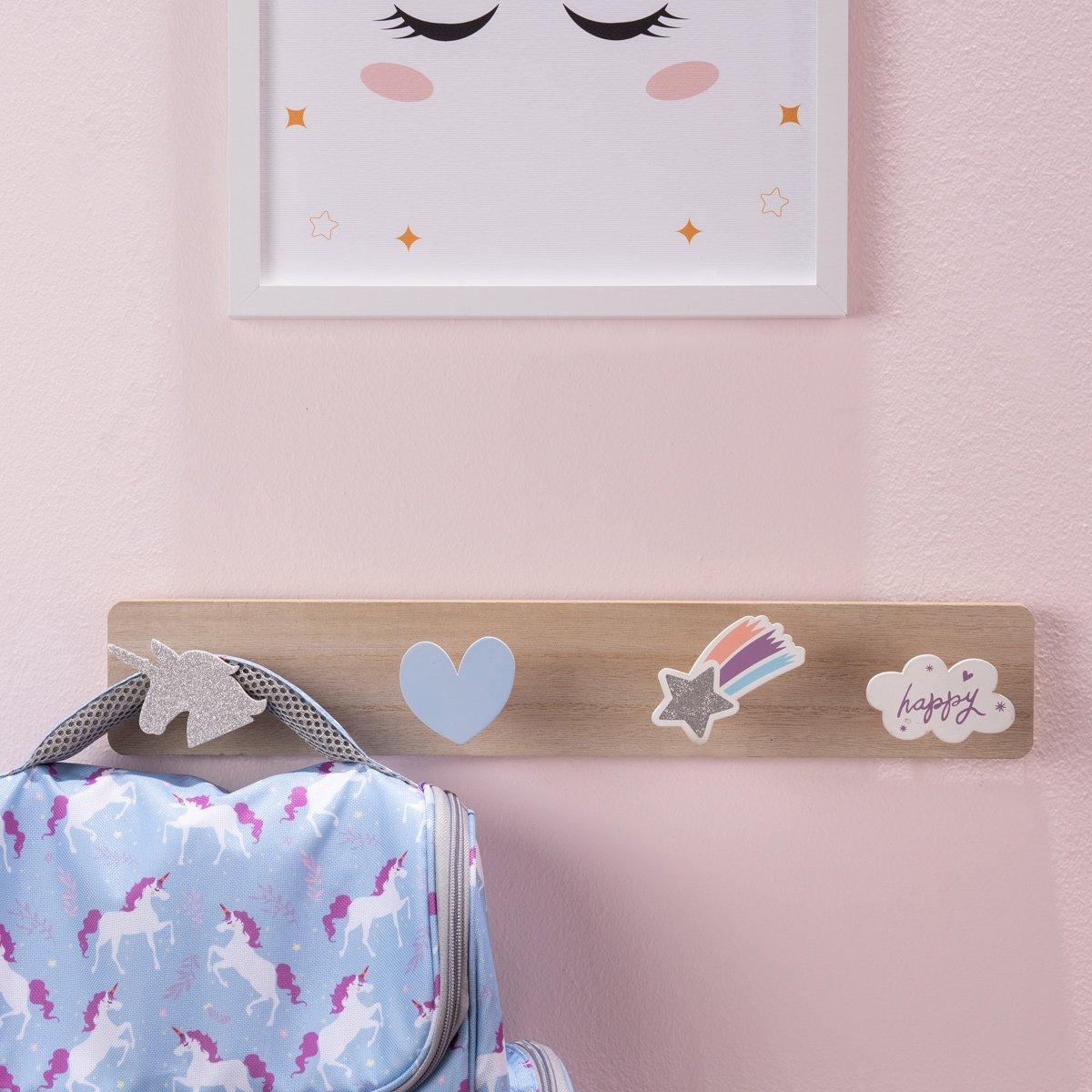 

Unicorn kids hooks purple 45x4. 3x7. 5 cm