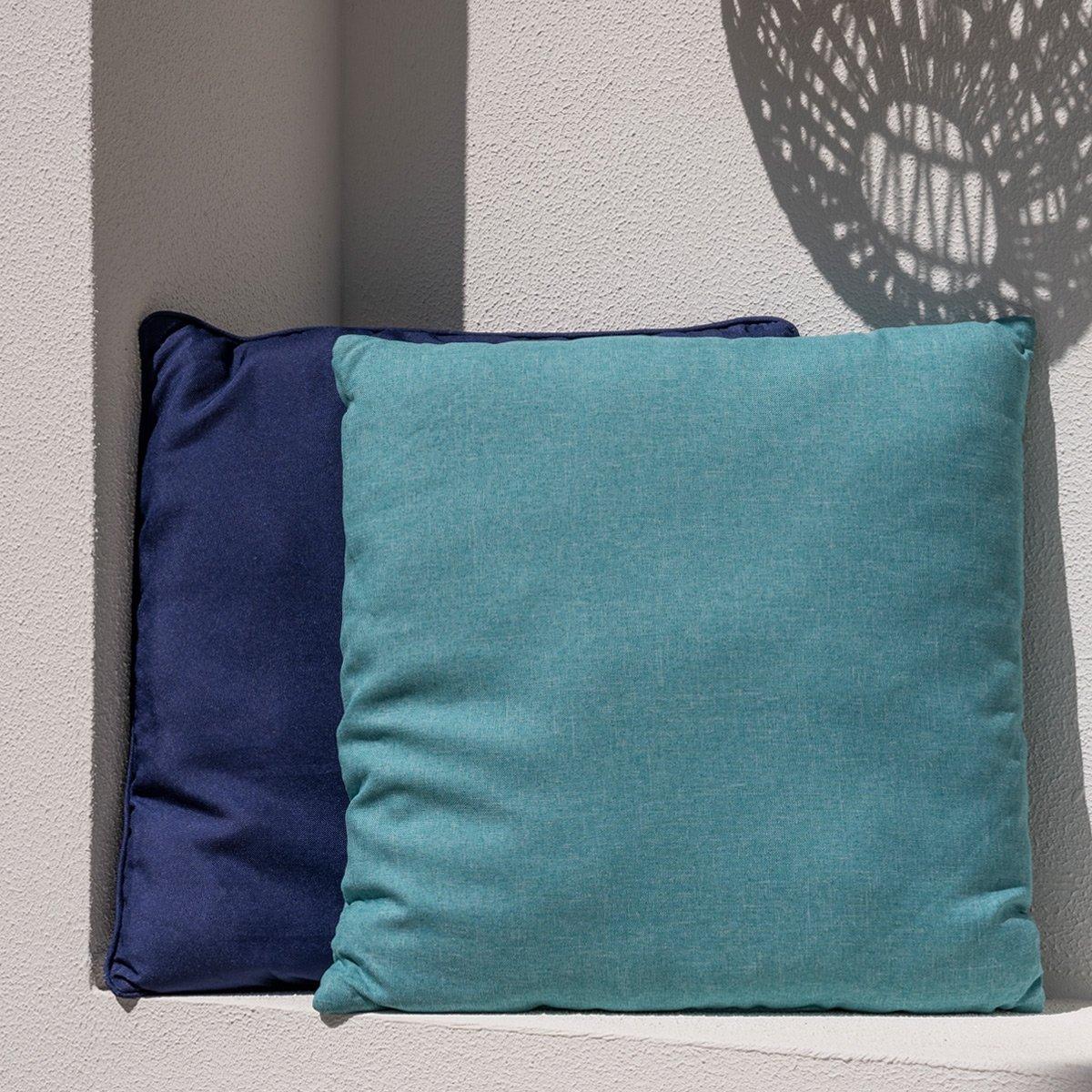 

Plain outdoor cushion green 50x50 cm