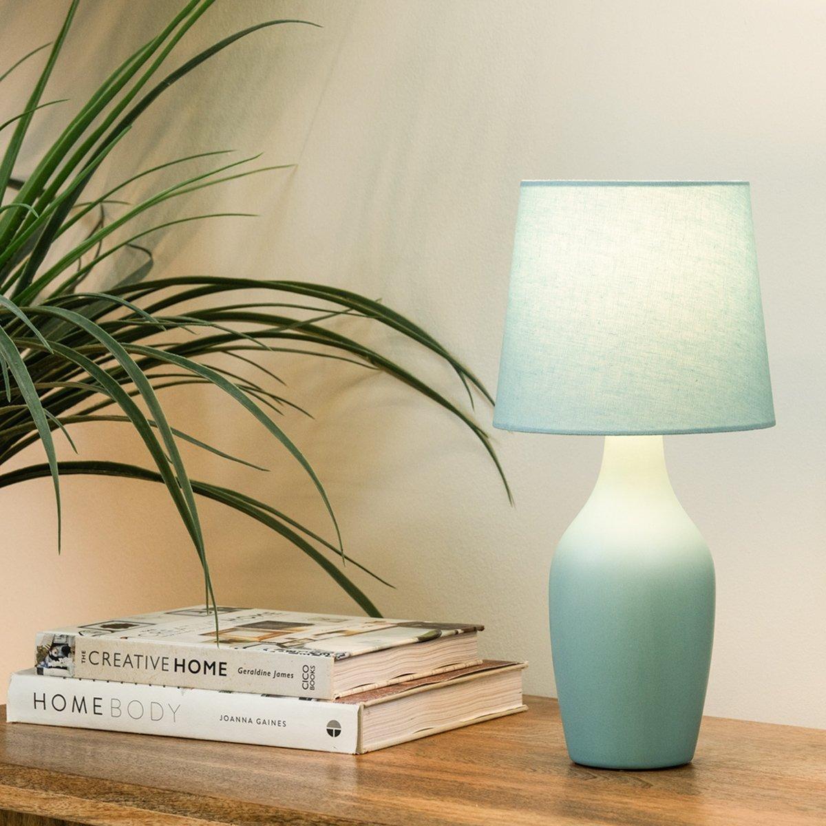 

Matt table lamp blue 36x18 cm