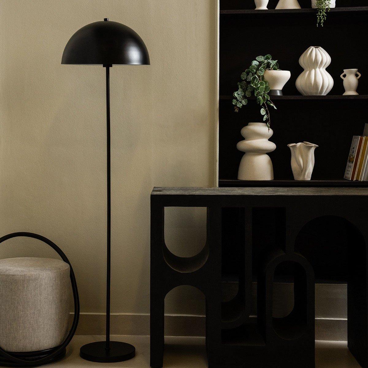 

Shade floor lamp black 155x40 cm
