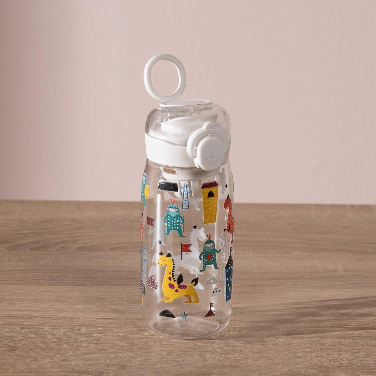 

Knight kids drinking bottle clear h18 x d7 cm