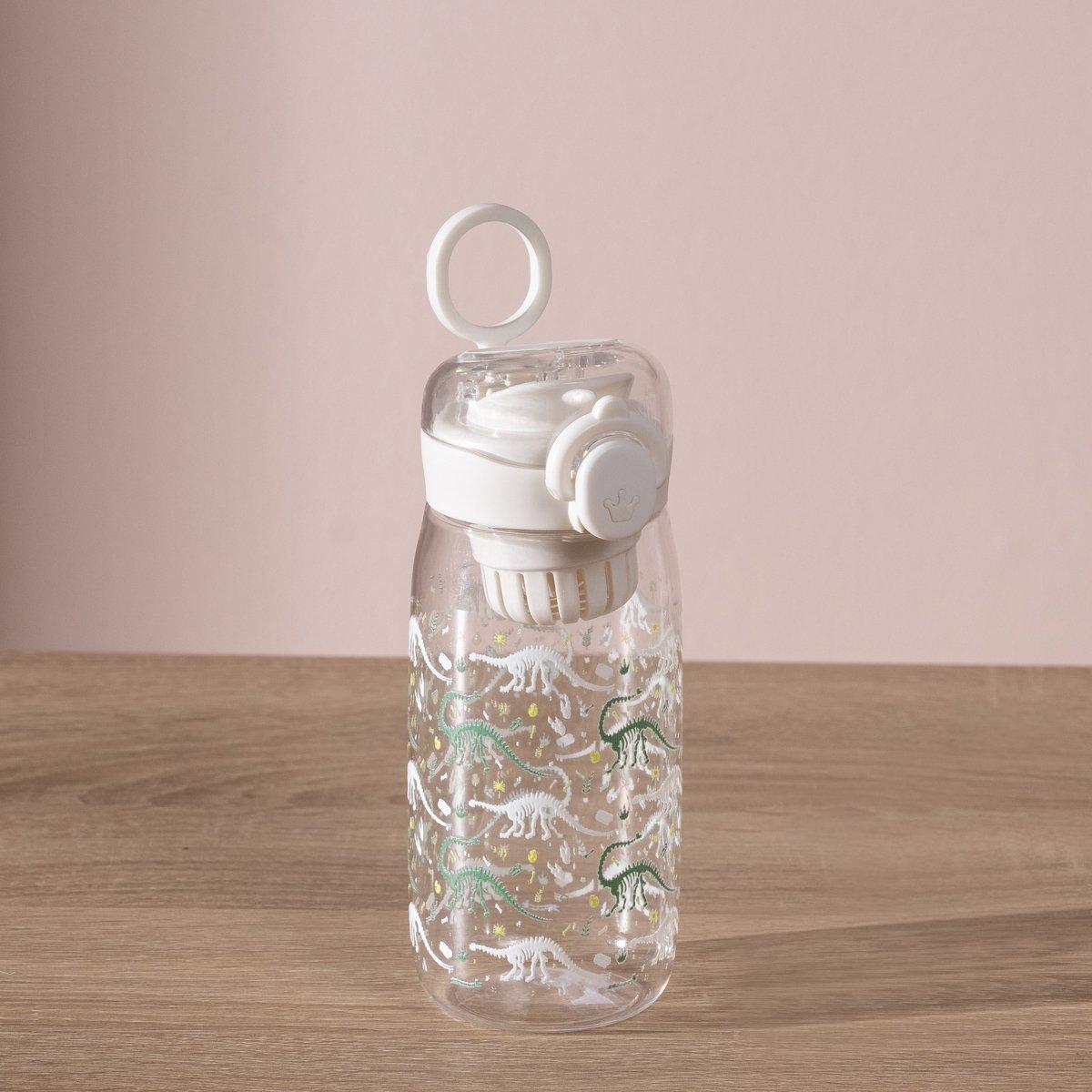 

Dino kids drinking bottle clear h18 x d7 cm