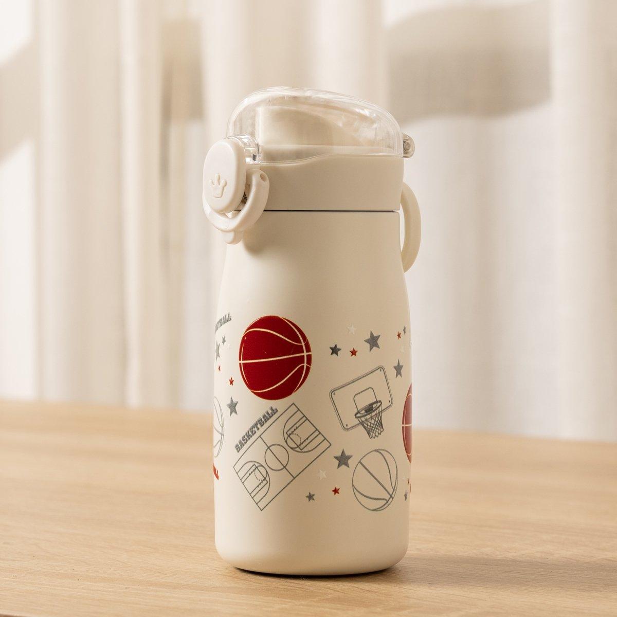 

Basketball kids drinking bottle white h17 x d7 cm