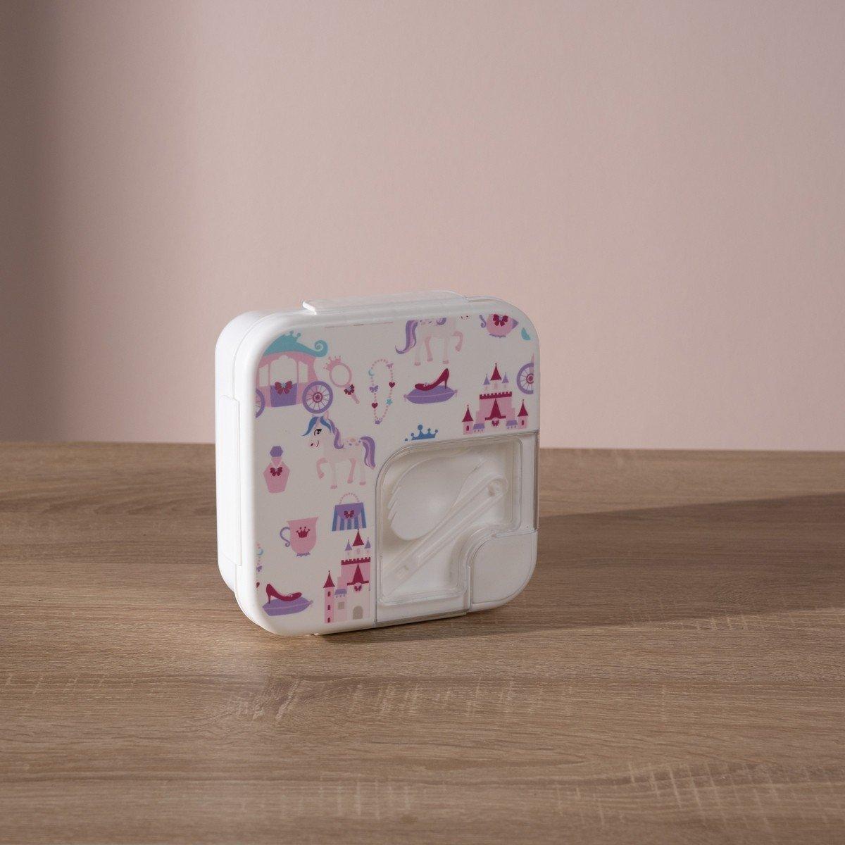 

Princess kids lunch box 17x17x7. 5 cm