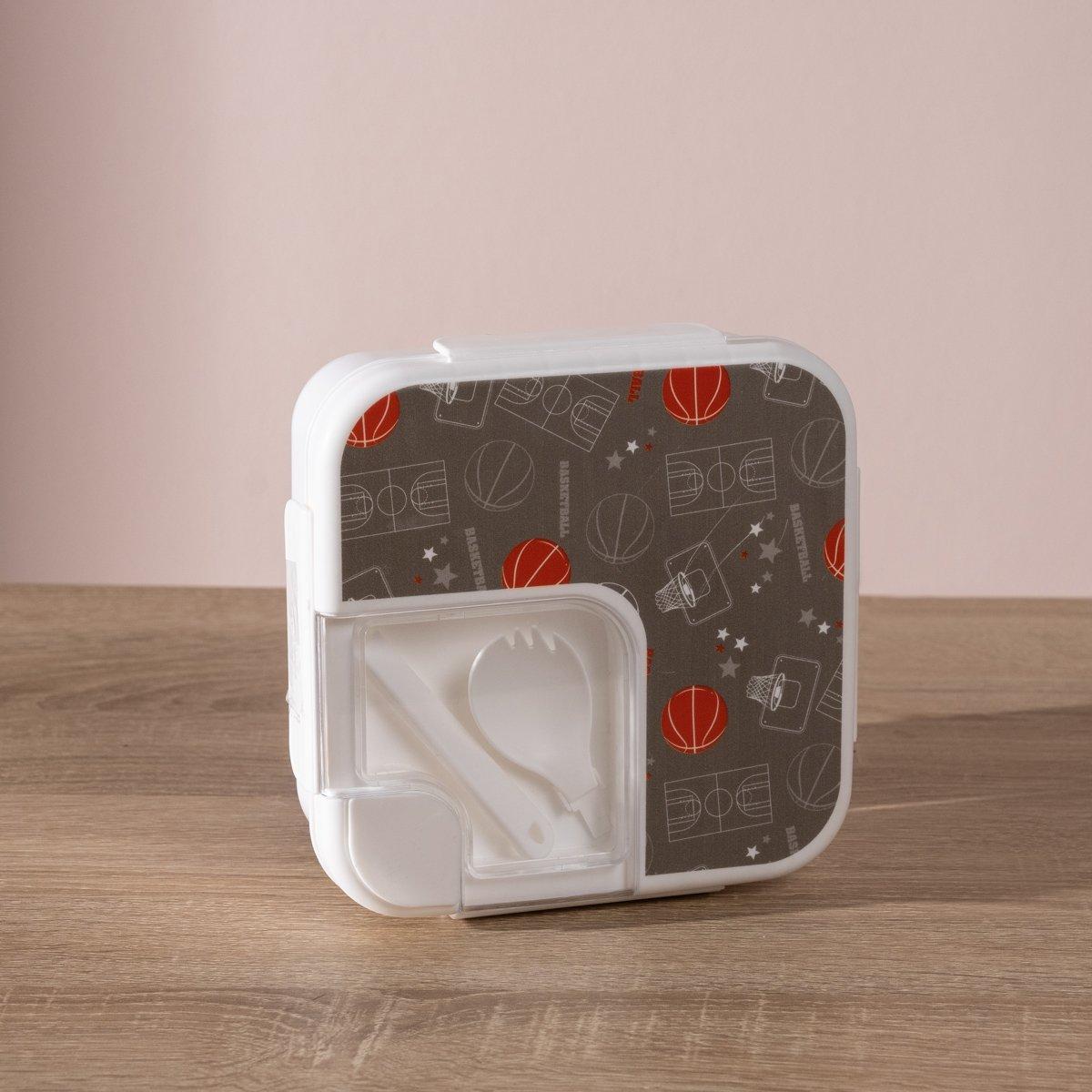 

Basketball kids lunch box 17x17x7. 5 cm