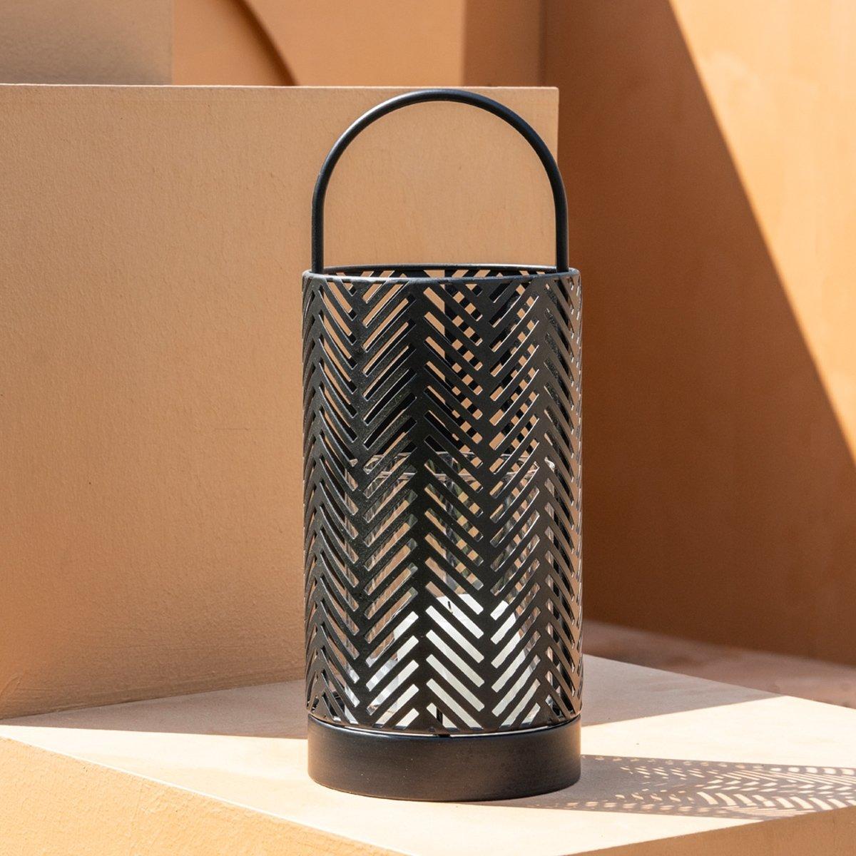 

Isla lantern decor black 13x13x33 cm