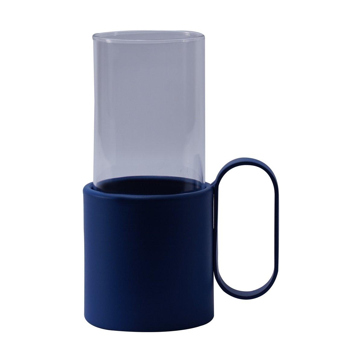

Satara lantern decor blue 14x9x21 cm