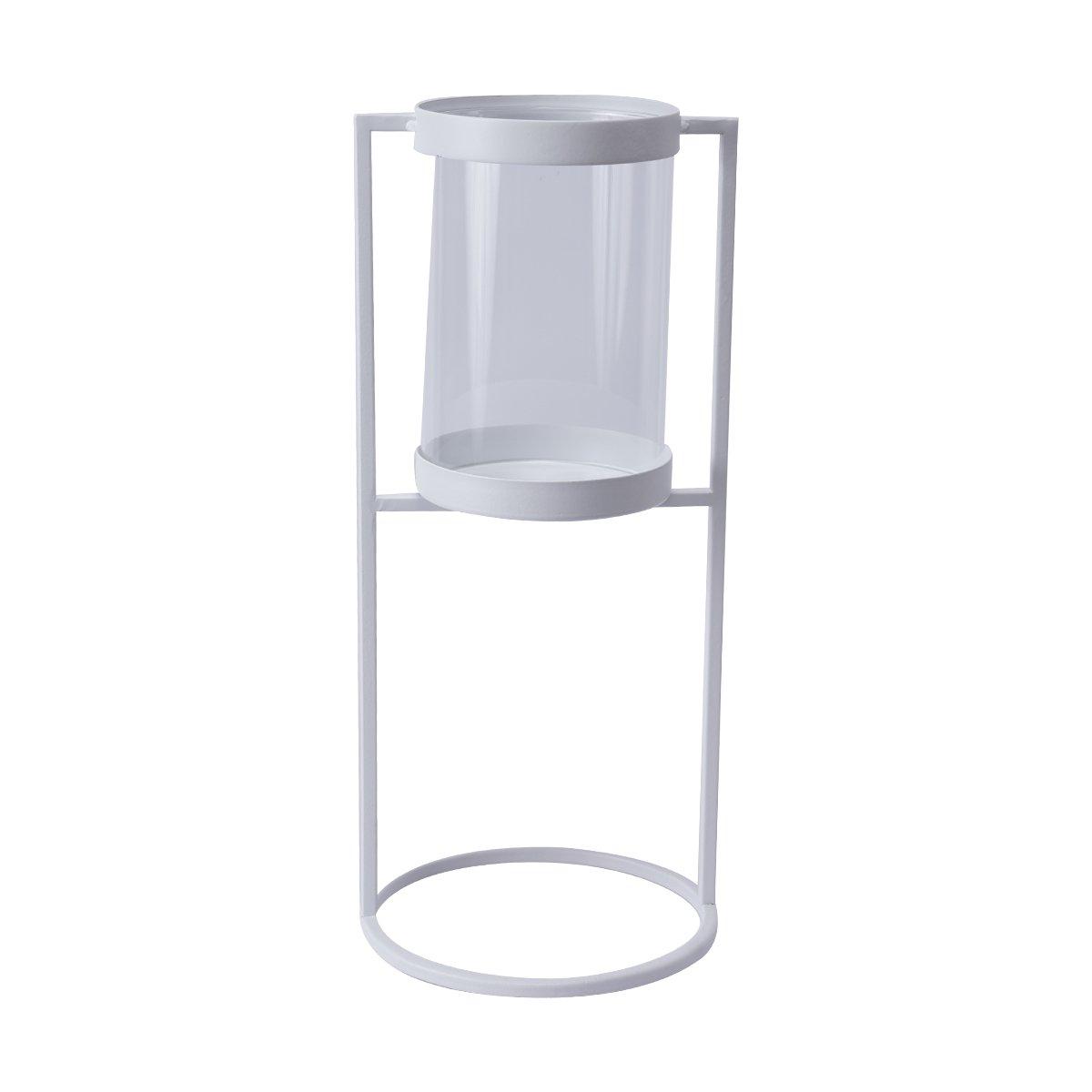 

Gemista lantern decor white 18x18x41. 5 cm