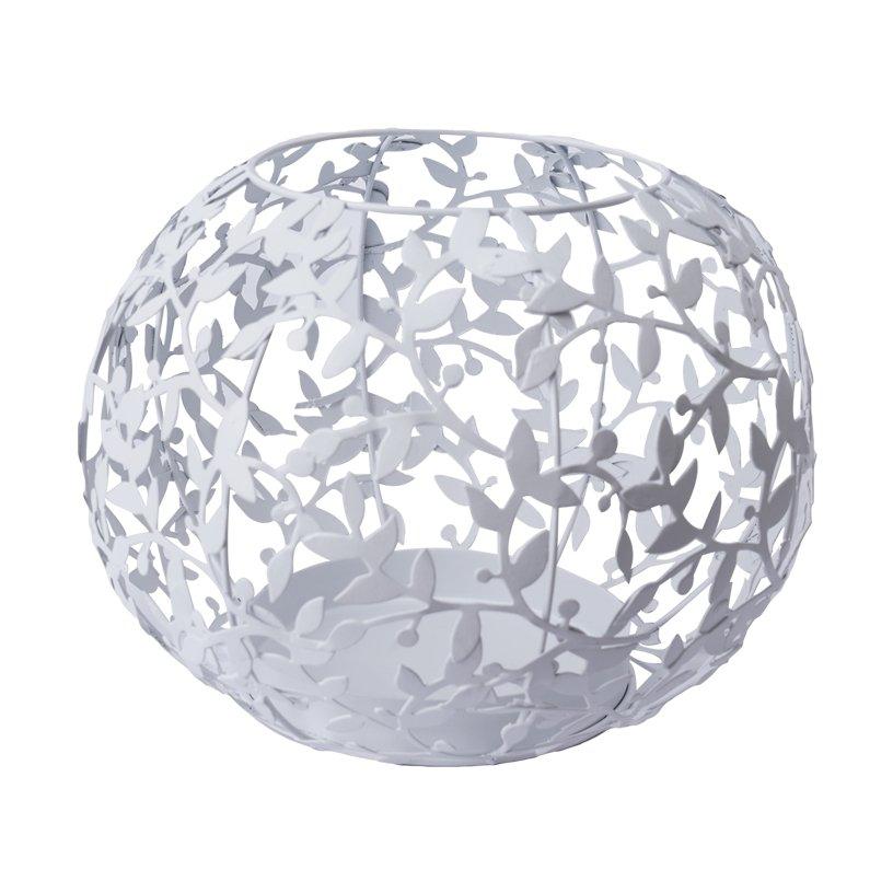 

Clover lantern decor white 24x24x18 cm