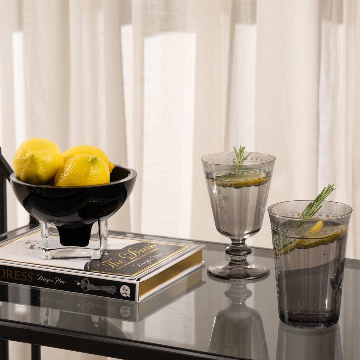 

Eden drinking glass grey