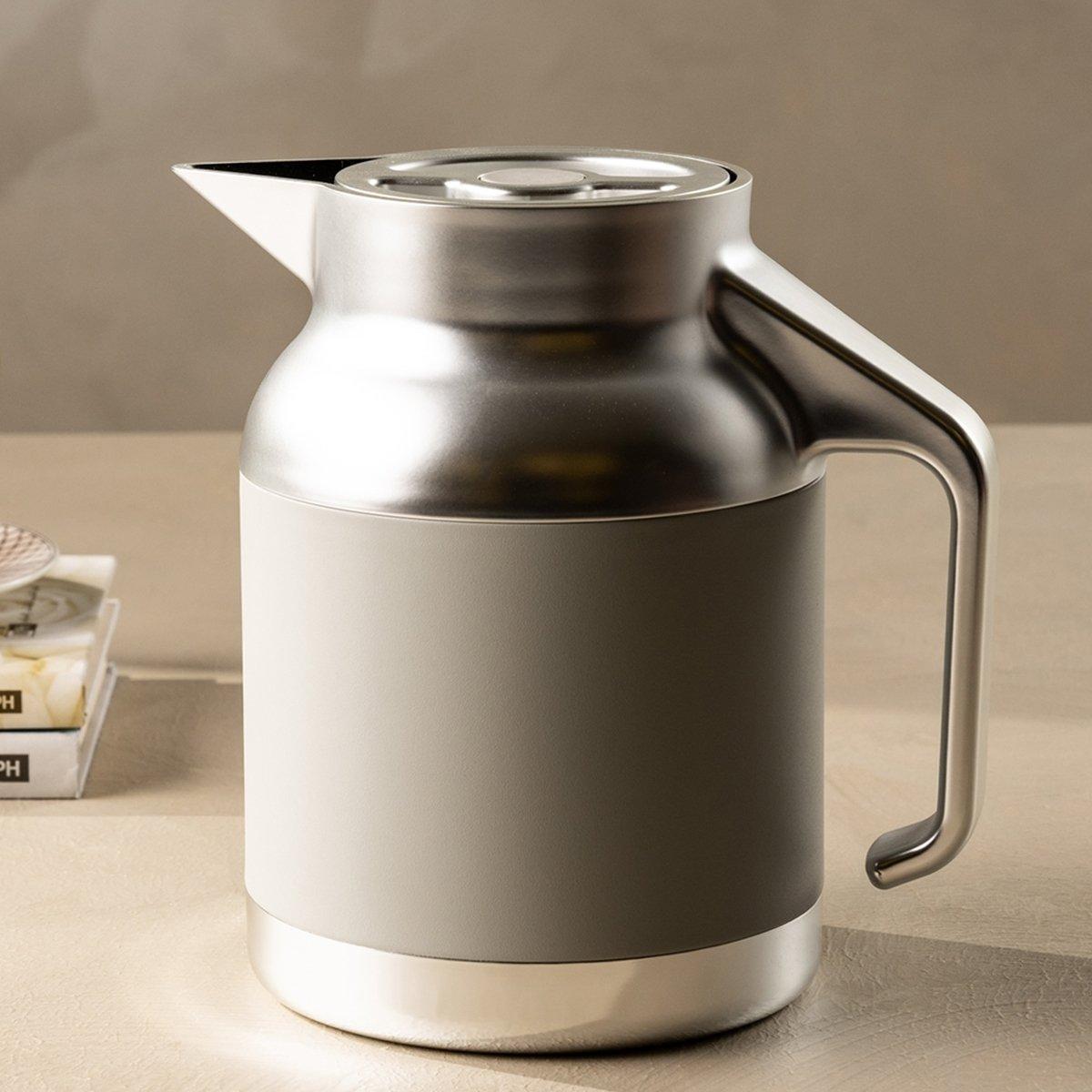 

Nova tea server stainless steel d/w silver & grey 1. 5 ltr