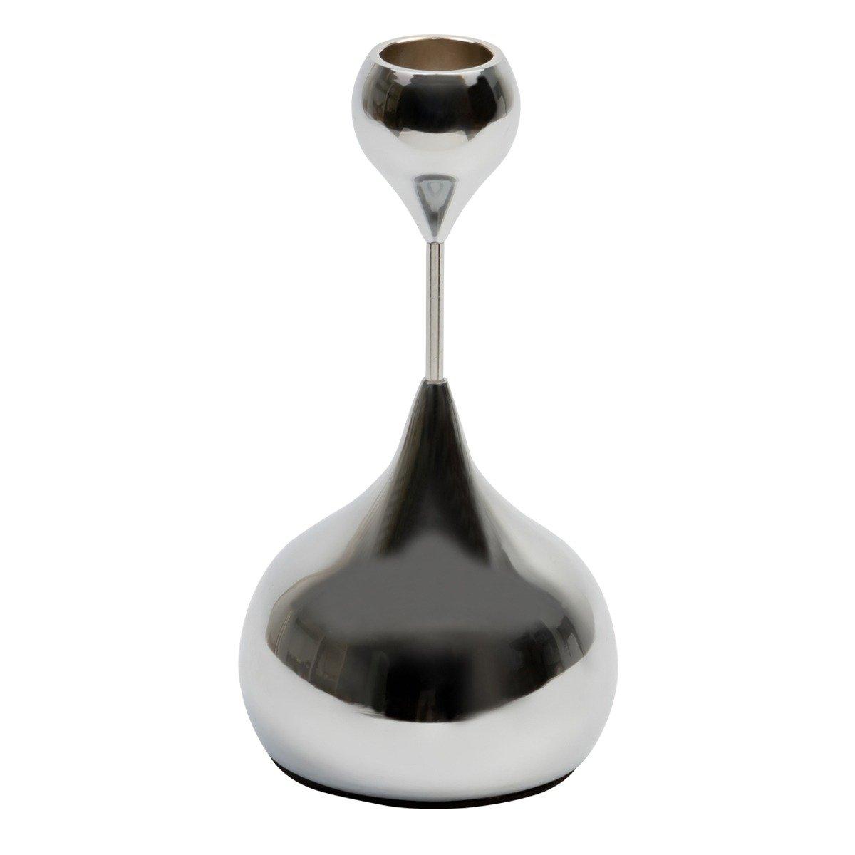 

Polish candle holder silver 8x8x16 cm