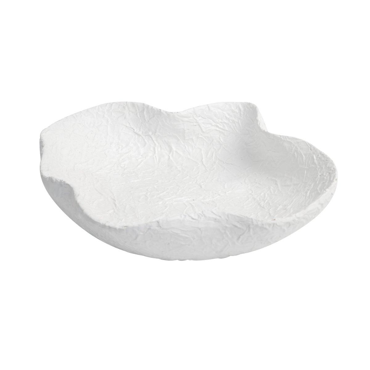 

Coral deco bowl white 25x22x5. 8 cm
