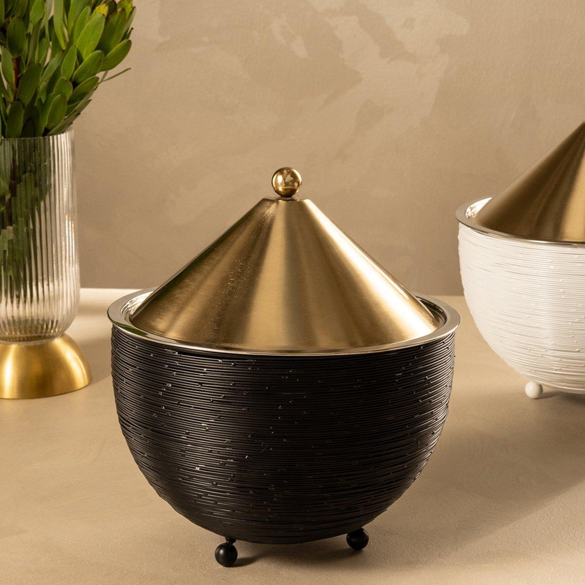 

Nesting food warmer stainless steel black 35x41 cm 4ltr