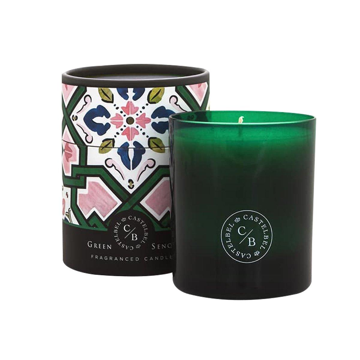 

Castlebel tile green sencha candle