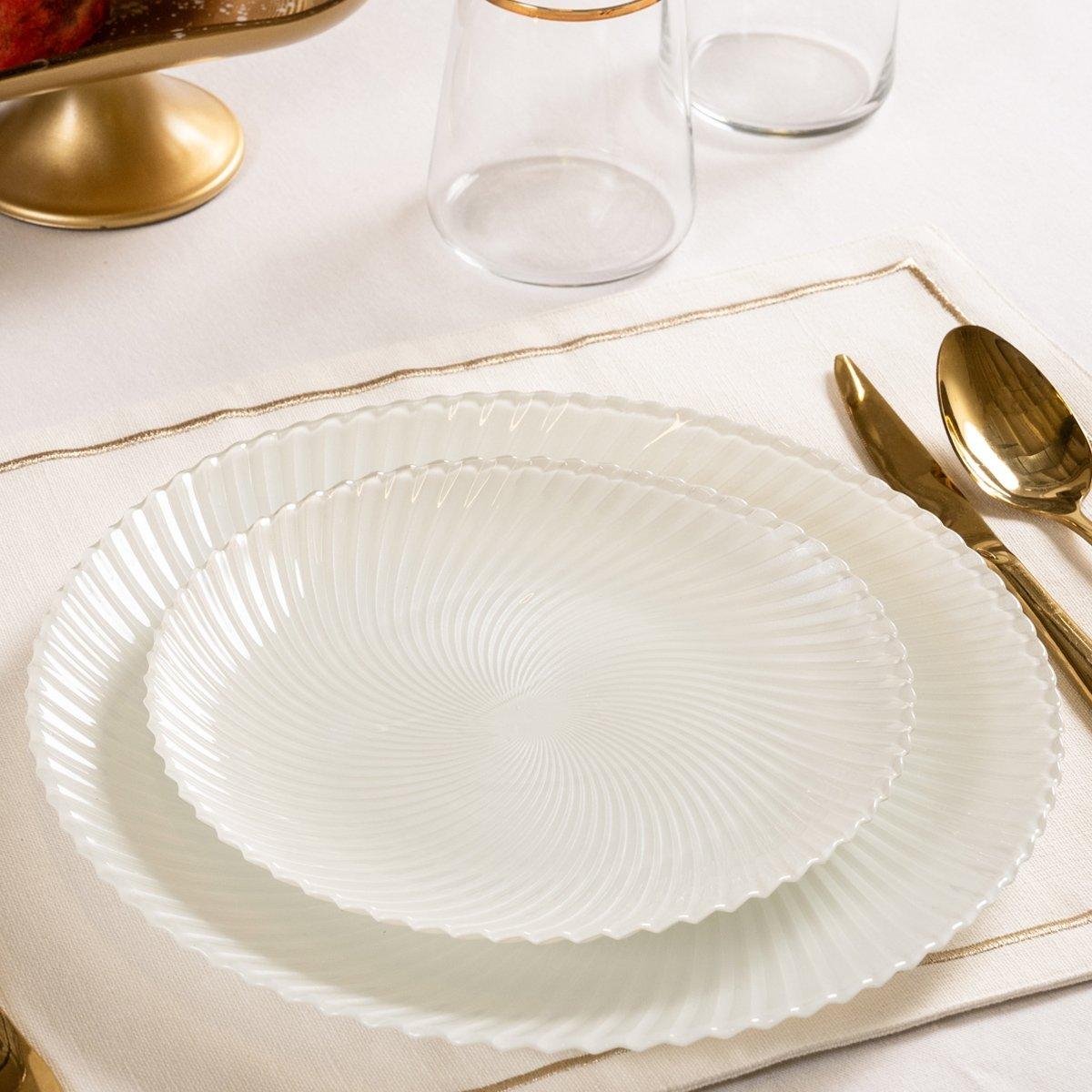 

Elixir side plate white 21x2 cm