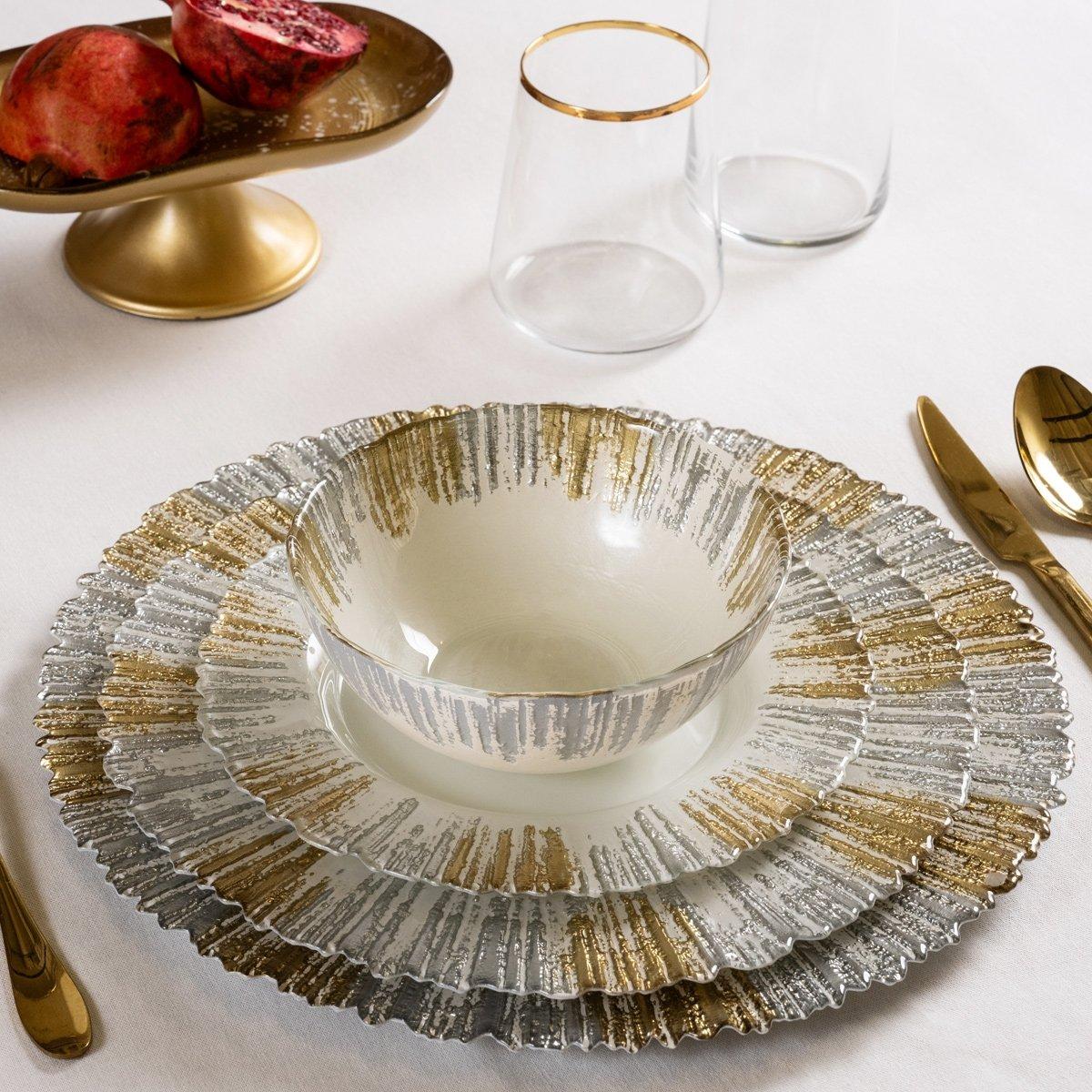 

Aura bowl gold/silver 15. 7x6. 5 cm