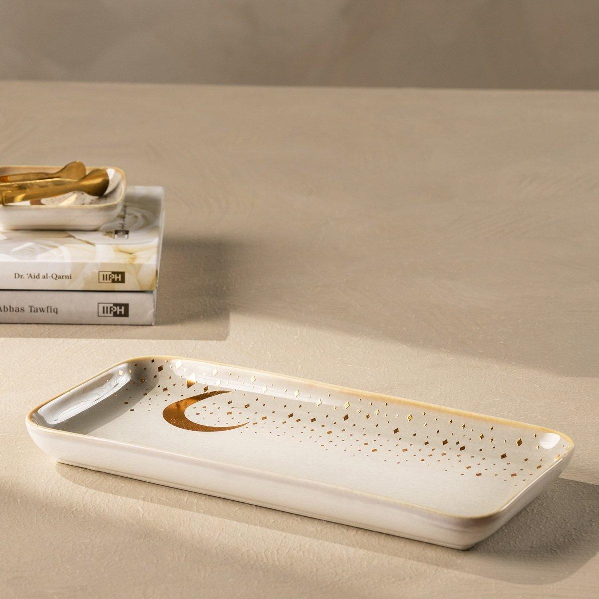 

Barakah dish tray grey 24. 8x12. 6x2. 3 cm