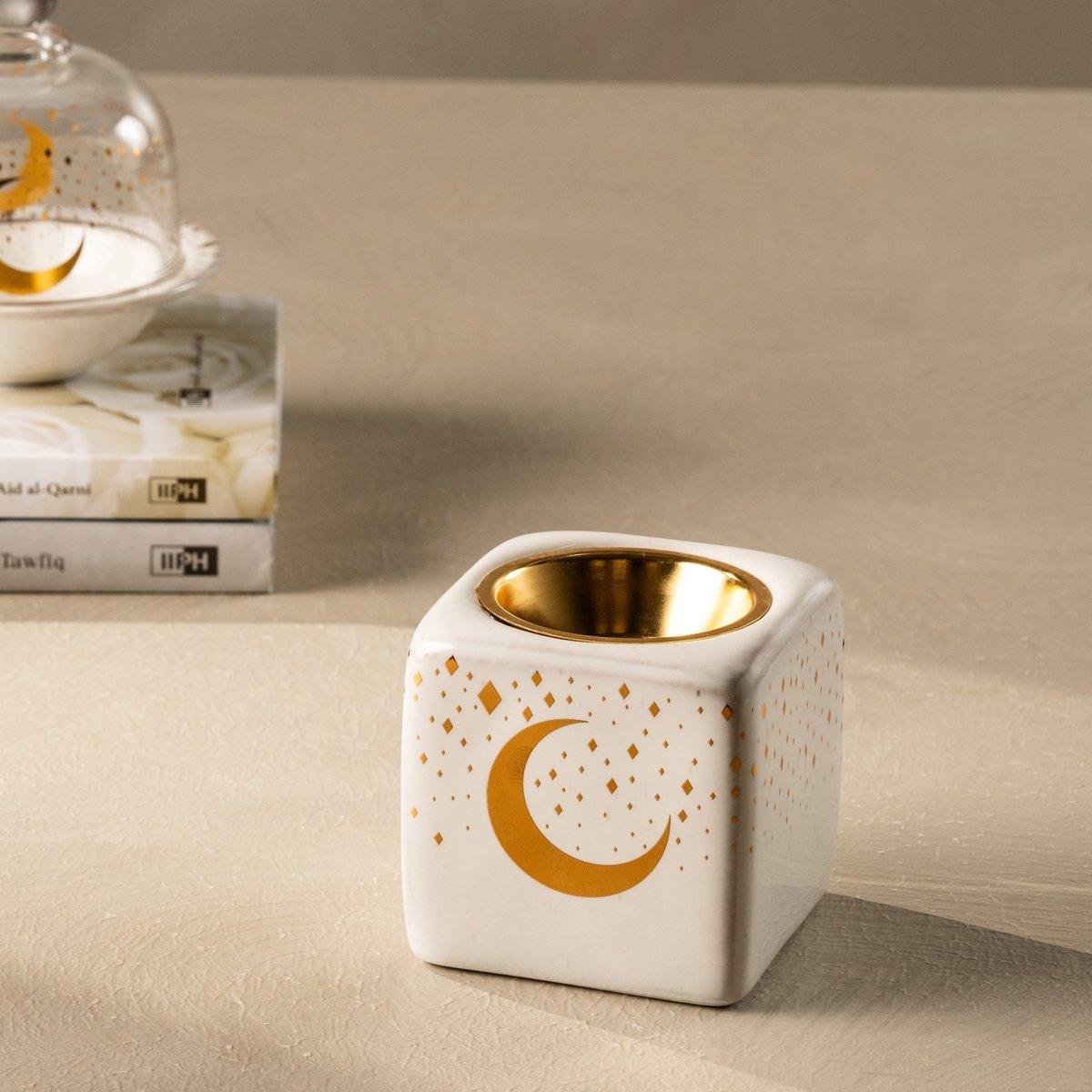 

Barakah cube mubakhar white 7. 5x7. 5x7. 5 cm