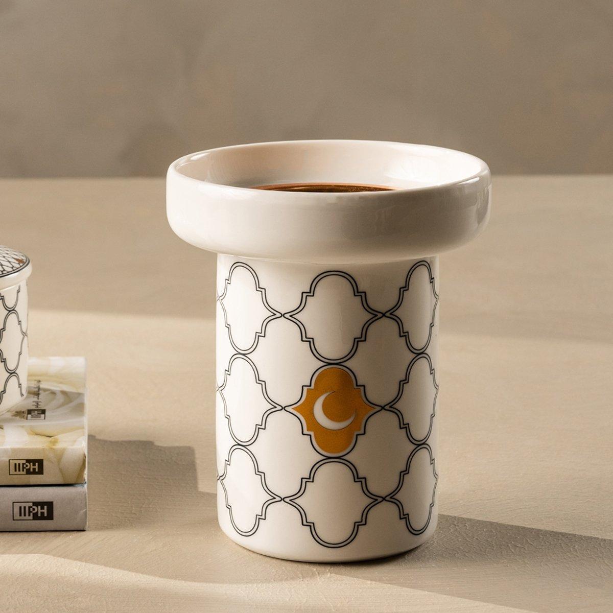 

Barakah mubakhar gold 13x13x15 cm