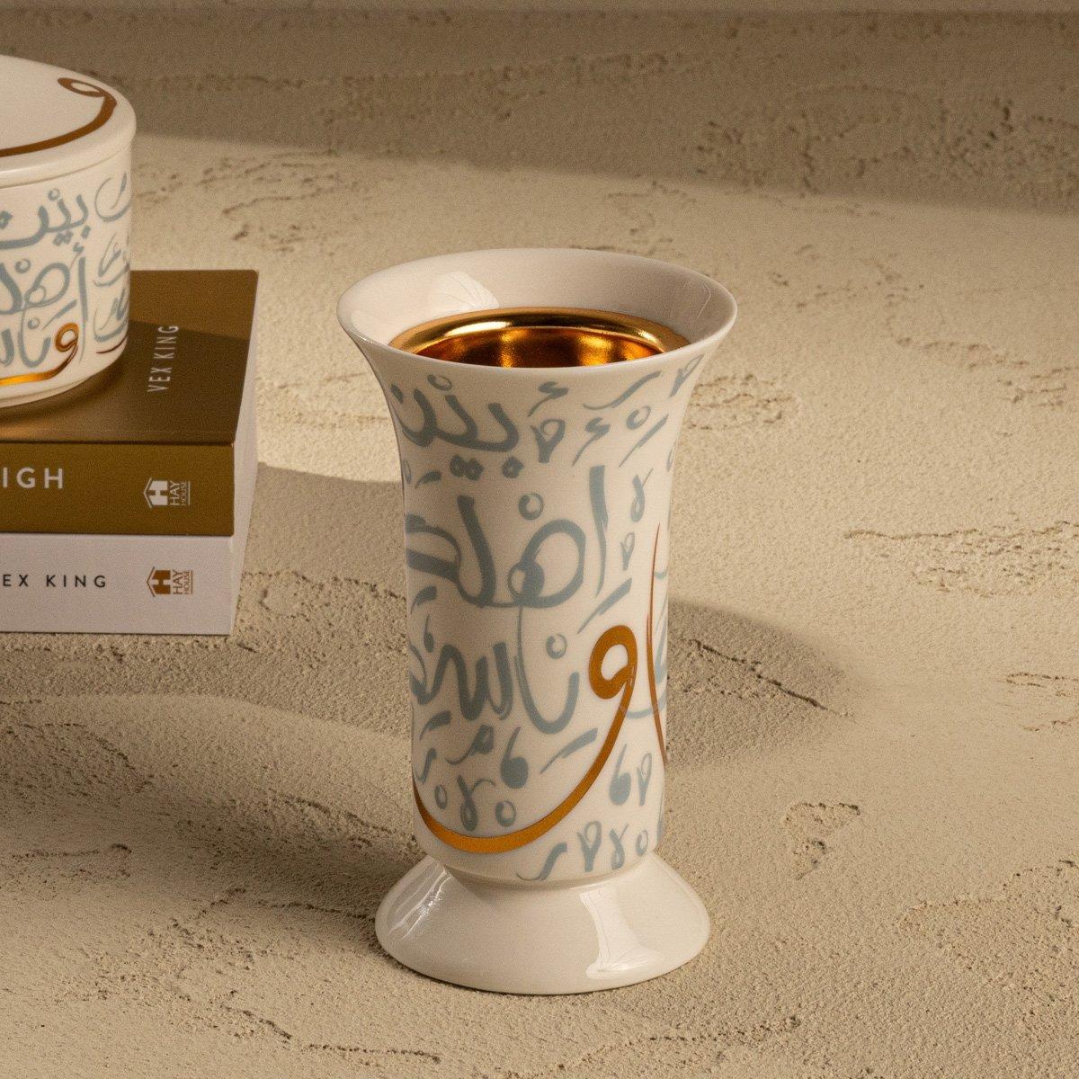 

Nasik mubakhar blue 8. 5x8. 5x14. 5 cm