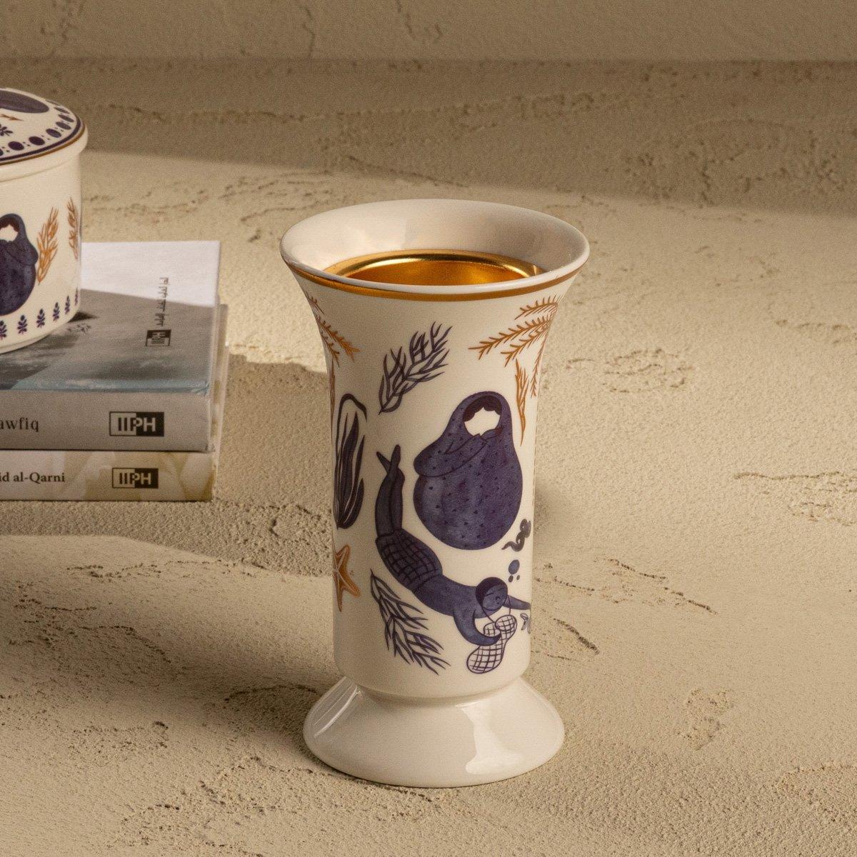 

Alheirat mubakhar blue 8. 5x8. 5x14. 5 cm