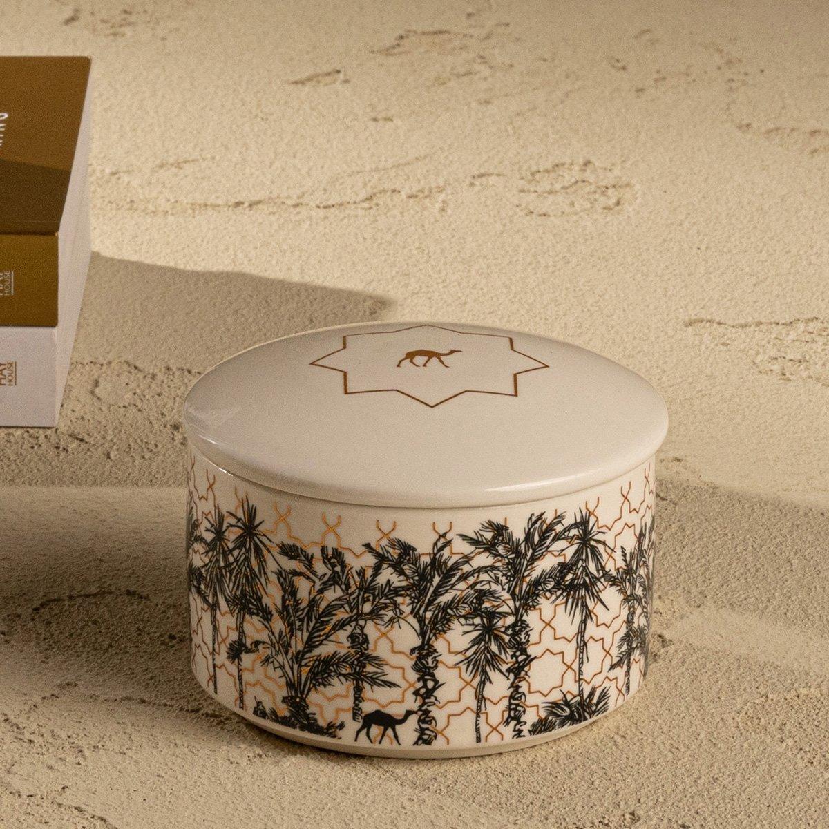 

Facilla canister black 10x10x6. 5 cm