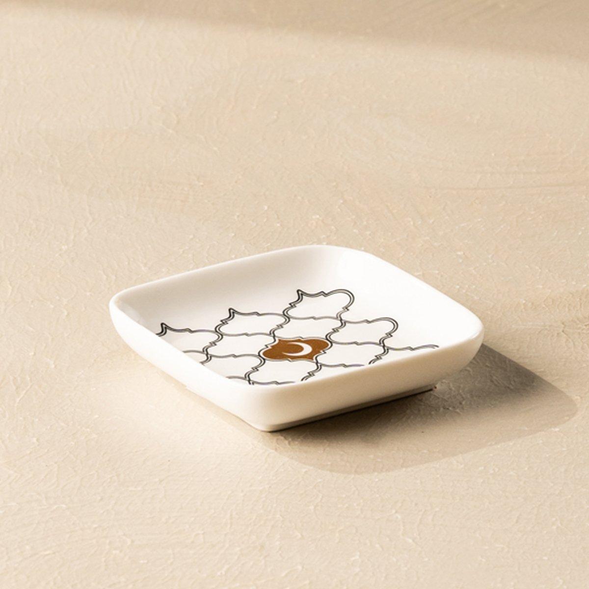 

Barakah tong plate gold 8. 5x8. 5x1. 8 cm