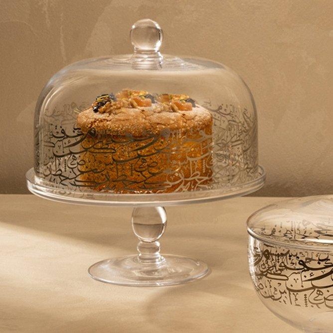 

Script footed plate silver d:31 h:31 cm