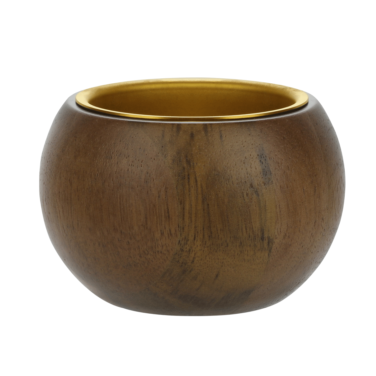 

Wood mubkhar brown d:7 h:4. 8 cm