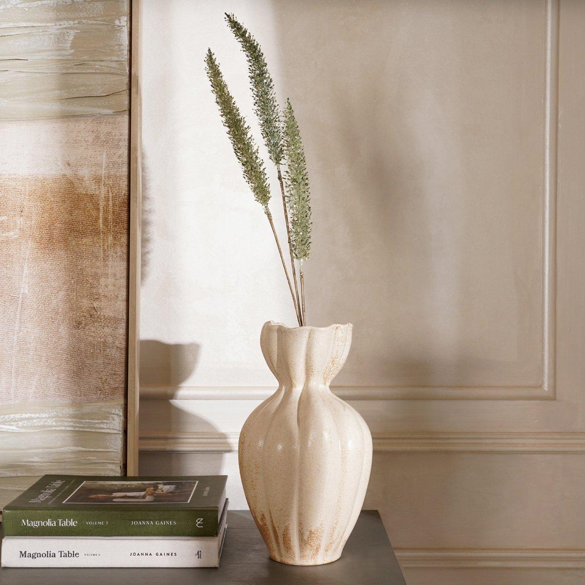 

Artificial pennisetum spray glitter green 92 cm