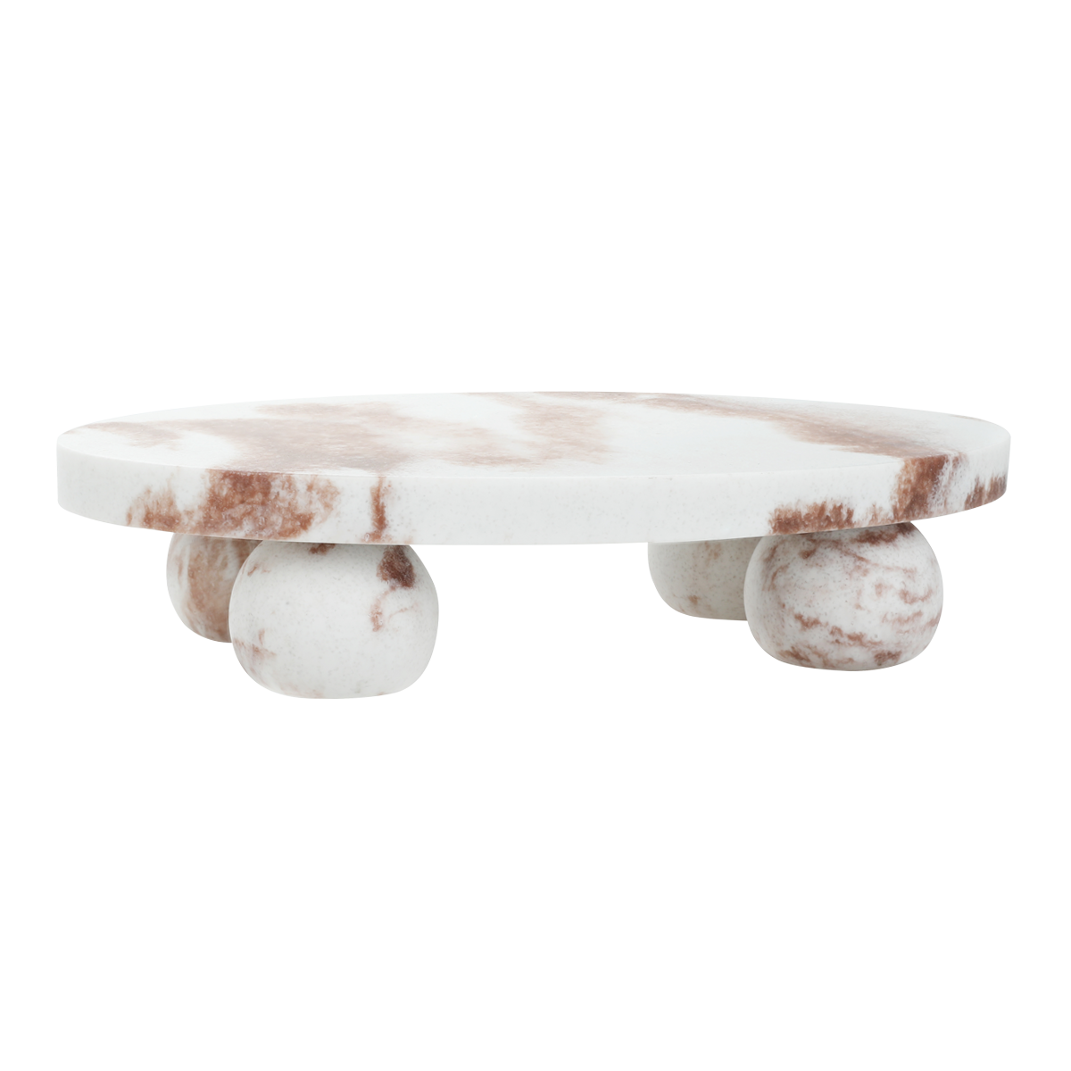 

Marble deco tray brown 24x14x6. 5 cm