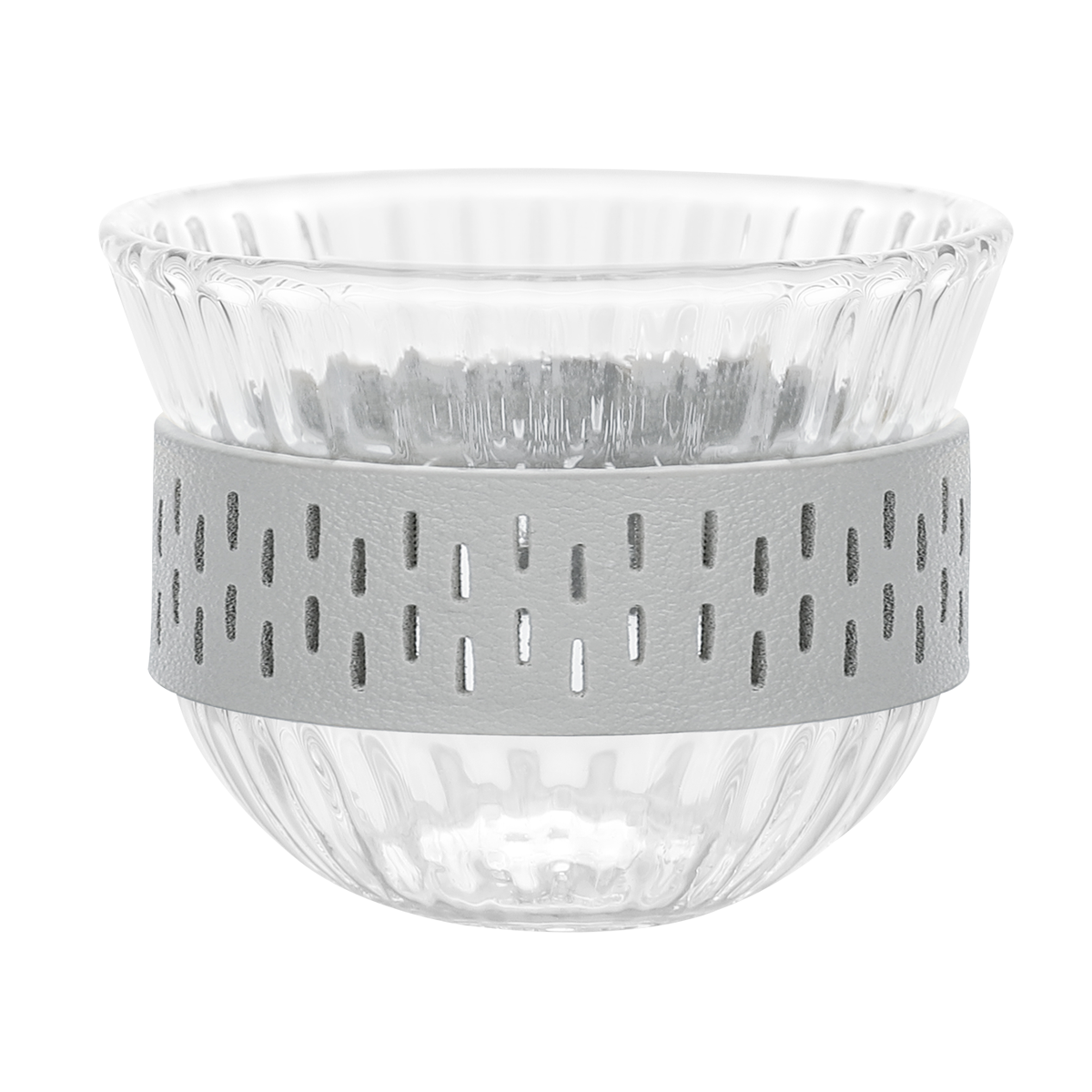 

Longoria glass gahwa cup set 6pcs grey