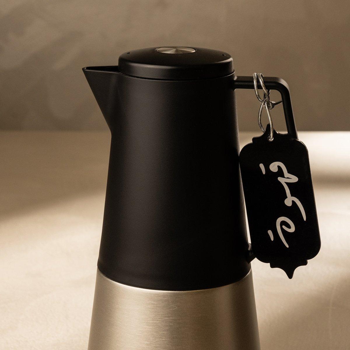 

Acrylic coffee drink tag black 4. 4x0. 1x10 cm