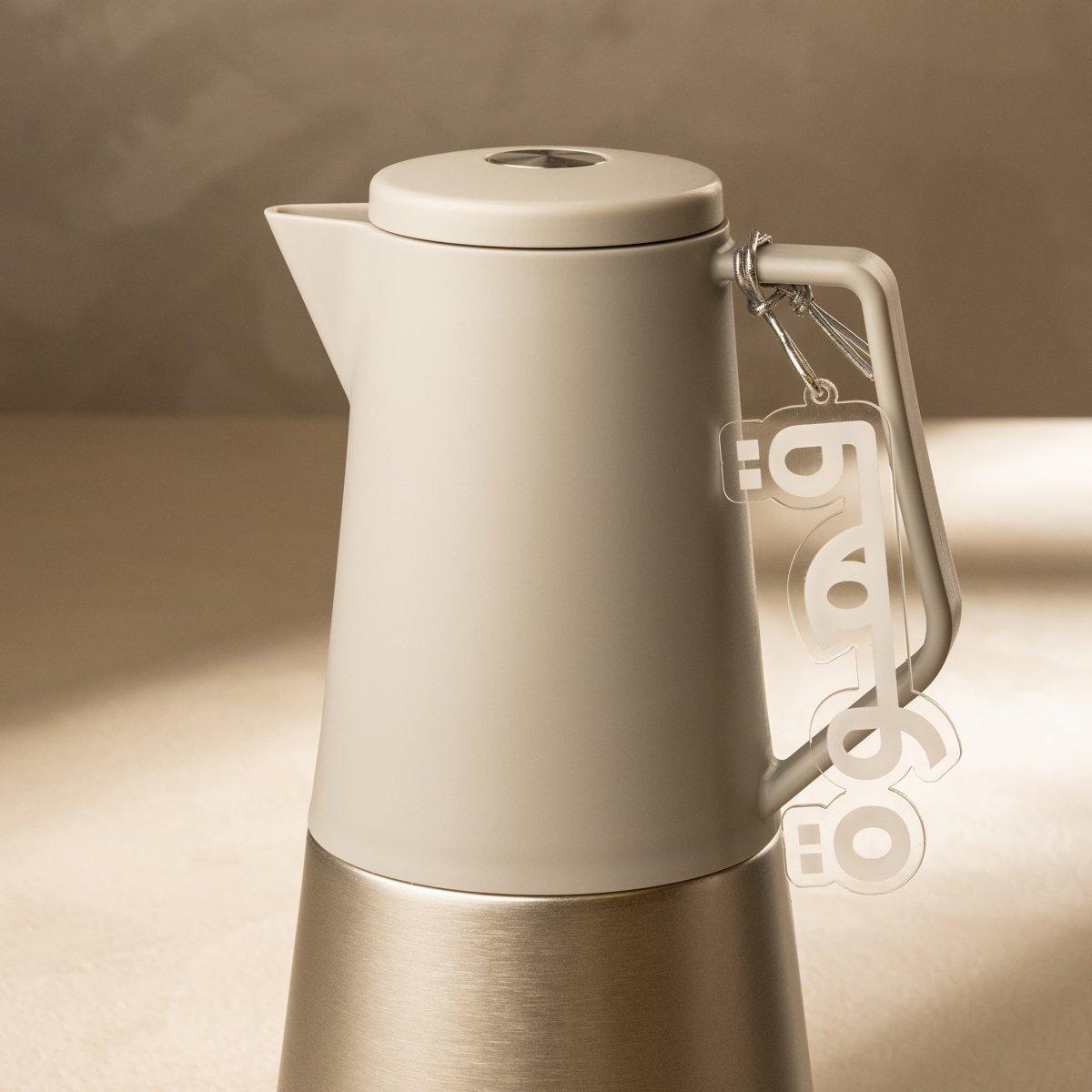 

Glass coffee drink tag white 4. 4x0. 1x10 cm