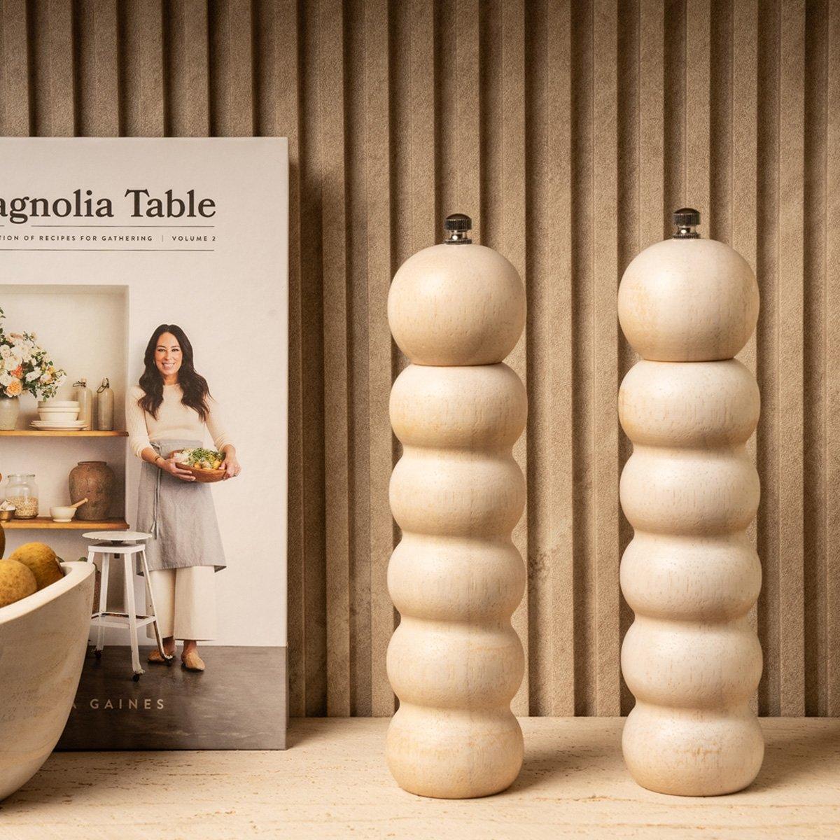 

Ruby wood salt mill white 5. 6x23. 2 cm