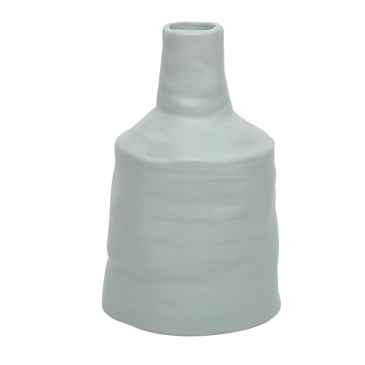 

Arched ceramic vase matte grey 13. 5x21 cm