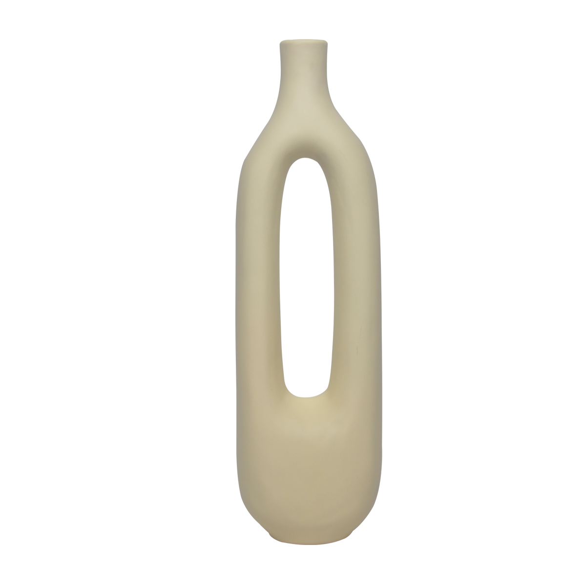 

Viki ceramic vase matte beige 13. 3x9. 4x44. 5 cm