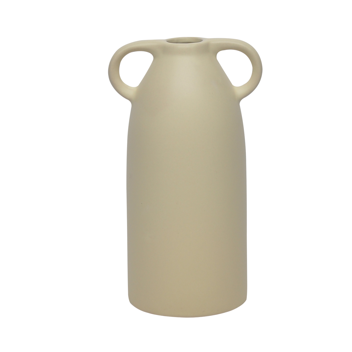 

Roma ceramic vase matte beige 11. 3x9x20 cm