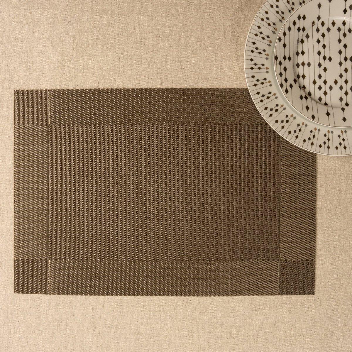 

Border placemat sage set of 6pcs 45x30 cm